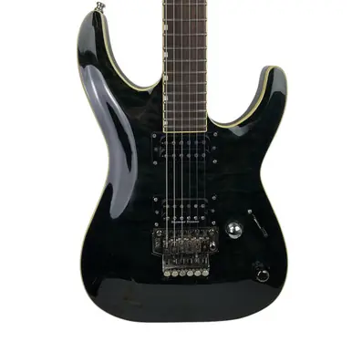 Original Used LTD MH-250 Super S Electric Guitar Black 6-String