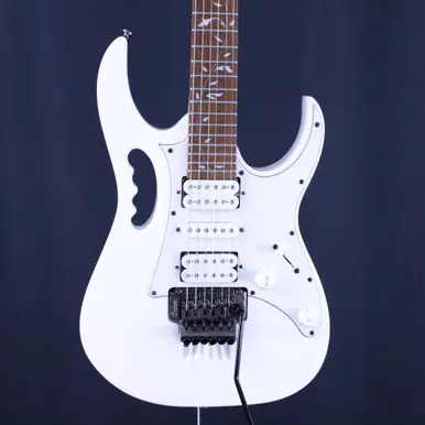 Worldwide Shipping Used Ibanez JEMJR IP-02 STEVE VAI SIGNATURE Pointy Electric Guitar White 6-String