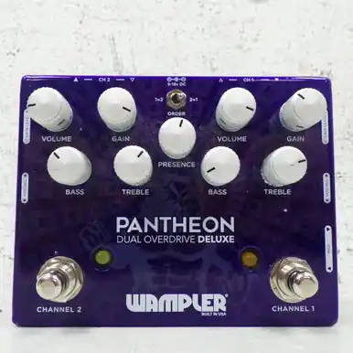 Modern Used Wampler PANTHEON DUAL OVERDRIVE DELUXE Overdrive Pedal