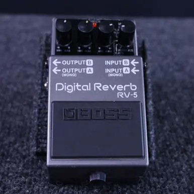 Used Boss RV-5 DIGITAL REVERB Reverb Pedal Certified