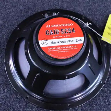 Limited Offer Used Eminence ALESSANDRO GA10-SC64 SPEAKER 1 x 10 Guitar Speaker Cabinet 1 x 10