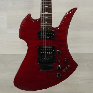 Crafted Used Bc Rich Mockingbird St Electric Guitar Red