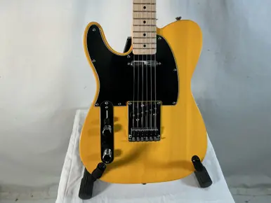 Last Chance Used Squier AFFINITY TELE LEFTY T Type Electric Guitar Yellow 6-String