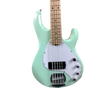 Used Sterling by Ernie Ball STING RAY 5 Bass Guitar Green 5-String Buy Online