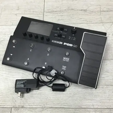 Used Line 6 POD GO GUITAR MULTI-EFFECTS FLOOR PROCES Floorboard Amp Modeling + FX Price Drop
