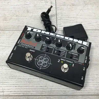 Used Radial TONEBONE BASSBONE W/ PSU Bass Pre-Amp Pedal Save Now