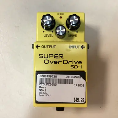 Super Sale Used Boss SD-1 Distortion Pedal