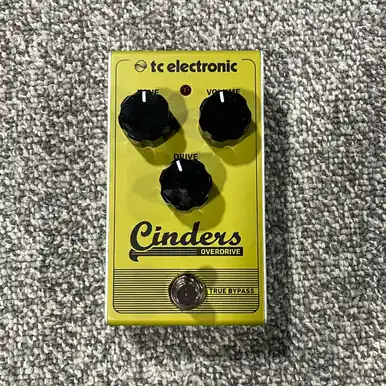Used TC ELECTRONIC CINDERS OVERDRIVE Guitar Pedal Trending