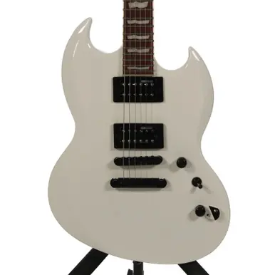 Clearance Used LTD VIPER-256 SNOW WHITE SG Type Electric Guitar White 6-String