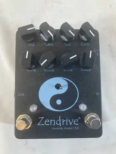 Super Sale Used Hermida ZENDRIVE SQUARED Overdrive Pedal