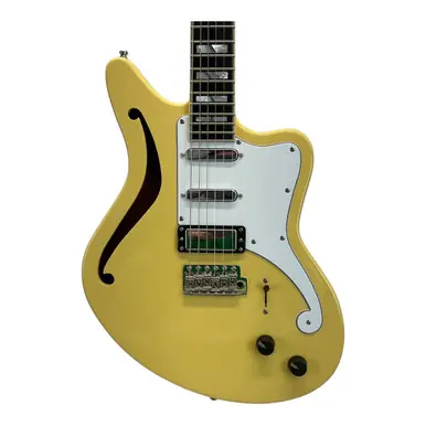 Used D'angelico Deluxe Bedford Sh Semi-hollow Electric Guitar Yellow 6-String Flash Sale