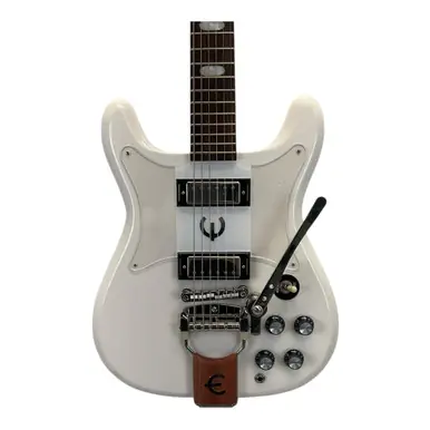 Fresh Stock Used Epiphone Crestwood Double Cut Electric Guitar White 6-String