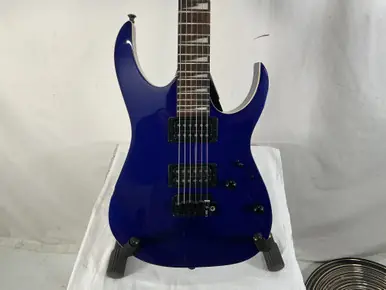 Professional Grade Used Ibanez GIO Super S Electric Guitar Blue 6-String