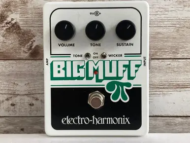 Mega Sale Used Electro Harmonix (E/H) BIG MUFF PI FUZZ WICKER Fuzz Pedal