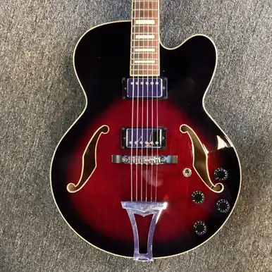 Trusted Brand Used Ibanez AF75 Semi-Hollow Electric Guitar Sunburst 6-String