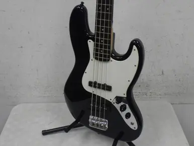 Place Order Used Squier J BASS P Type Bass Guitar Black 4-String