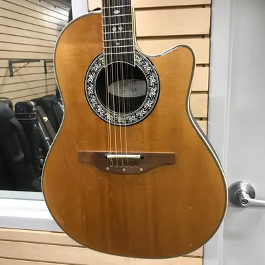 Used Ovation 1866 LEGEND 12 STRING Solid Top Acoustic Guitar Natural Time-Limited