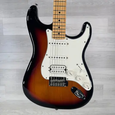 Used Fender Player Series Stratocaster HSS Electric Guitar - Sunburst - Gig Bag Included Premium