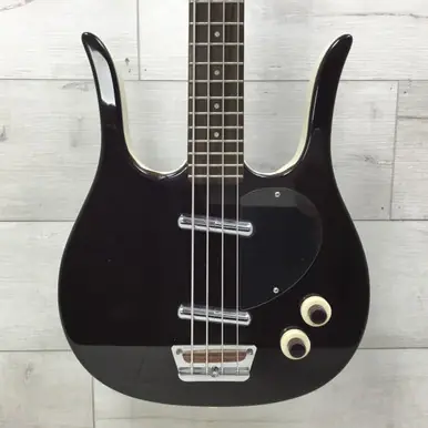 Factory Price Used Danelectro LONGHORN SHORTSCALE BASS KOREA Bass Guitar Purple 4-String