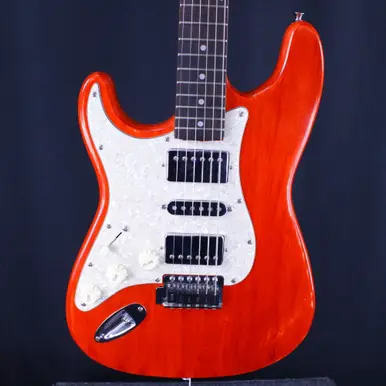 Used PARTS S-TYPE LEFT S Type Electric Guitar Red 6-String Crafted