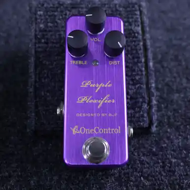 Money Back Guarantee Used One Control PURPLE PLEXIFIER NOT USED Distortion Pedal