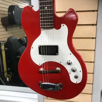 Used Supro SUPER SEVEN SHORT SCALE Vintage Double Cutaway Electric Guitar Red 6-String Don’t Miss Out