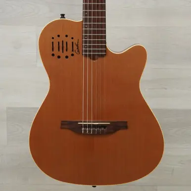Used Godin Multiac Nylon Encore SG Solid Top Acoustic Guitar Natural Instant Buy