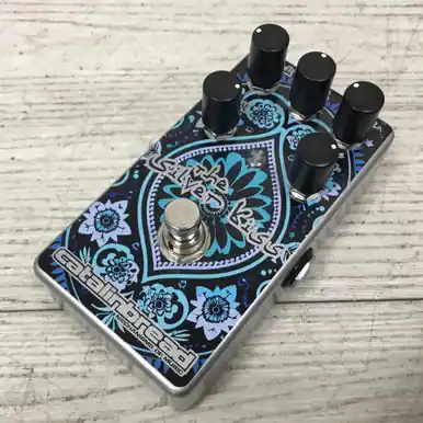 Limited Offer Used Catalinbread SILVER KISS MK2 OVERDRIVE/CLEAN BOOST/EQ Overdrive Pedal