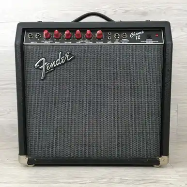 Used Fender CHAMP 12 RED KNOBS Vintage Tube Guitar Combo Holiday Sale