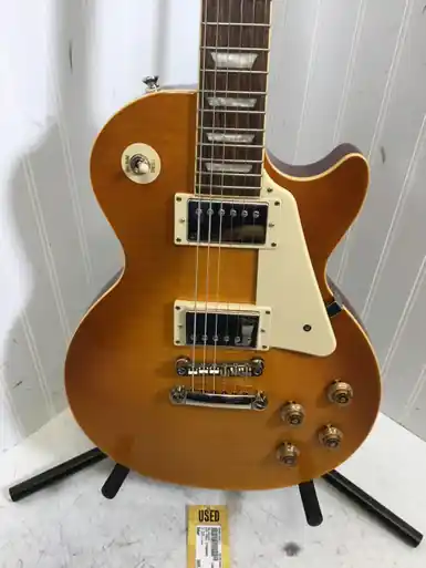 Used Epiphone LES PAUL STANDARD LP Type Electric Guitar Amber 6-String Price Cut