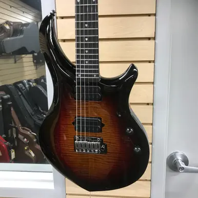 Buy Today Used Sterling by Ernie Ball MAJ200XFM MAJESTY Modern Metal Electric Guitar Sunburst 6-String