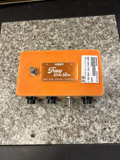 Used WARM AUDIO FOXY TONE BOX OCTAVE FUZZ Distortion Pedal Money Back Guarantee