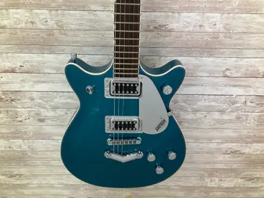 Used Gretsch G5222 DOUBLE JET BT Electric Guitar Blue 6-String Save Now