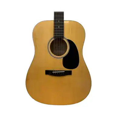 Certified Used Johnson JG-610-N DREADNOUGHT ACOUSTIC GUITAR Laminate Top Acoustic Guitar Natural