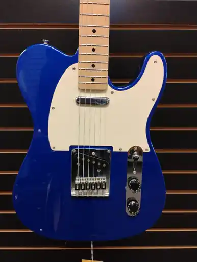 Buy Online Used Squier AFFINITY SERIES TELECASTER Electric Guitar Blue 6-String