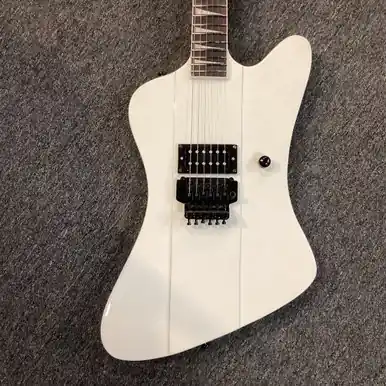 Used NO BRAND (Brandless Product) FIREBIRD WHITE Pointy Electric Guitar White 6-String Deal