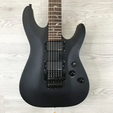 Today Only Used Schecter DAMIEN FR DIAMOND SERIES Super S Electric Guitar Black 6-String