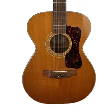 Worldwide Shipping Used Guild F112 Vintage Solid Top Acoustic Guitar Natural