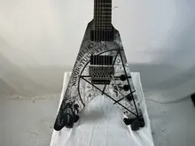 Used Schecter WEITZEL V7 FR OUIJA WHITE Electric Guitar White 6-String Fresh Stock