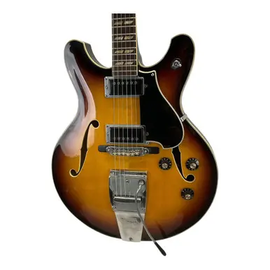 Used Yamaha SA50 Semi-Hollow Electric Guitar Tobacco Sunburst 6-String Big Sale