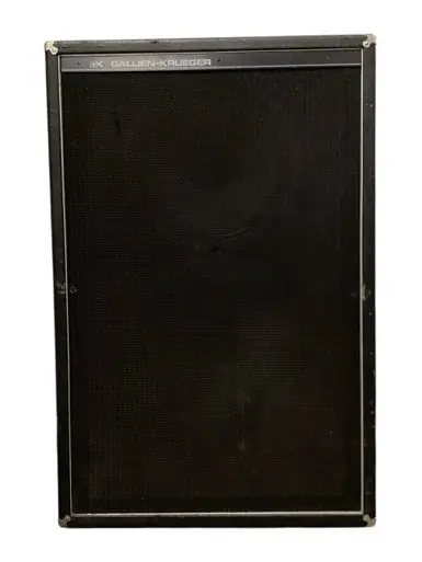 Used Gallien Krueger BASS CABINET ROLLING 2X15 2 x 15 Bass Guitar Cabinet 2 x 15 Hot Deal