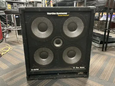 Super Sale Used Hartke 4.5XL 4 x 10 Bass Guitar Cabinet 4 x 10