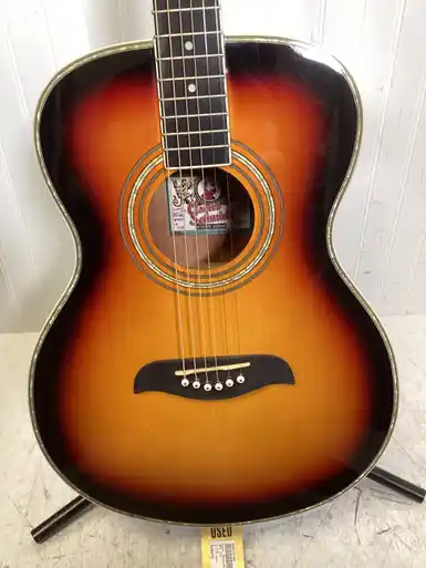 Used Oscar Schmidt OF2 OTS Laminate Top Acoustic Guitar Sunburst While Supplies Last