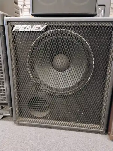 Money Back Guarantee Used Peavey 115BX BW CABINET 1 x 15 Bass Guitar Cabinet 1 x 15