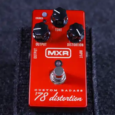 New Release Used MXR 78 BADASS DISTORTION Distortion Pedal