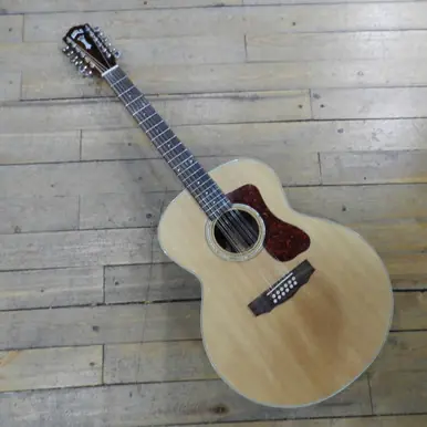Limited Time Used Guild WESTERLY COLLECTION F-1512E Solid Top Acoustic Guitar Natural