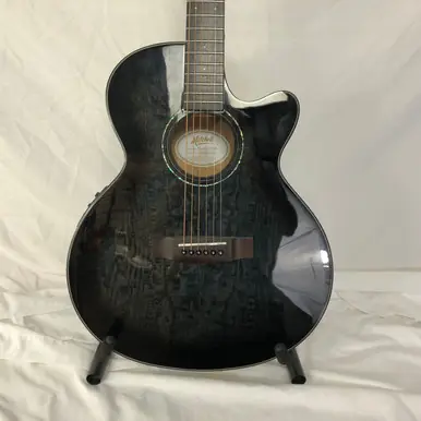 Used Mitchell MX-430QAB/MBK Laminate Top Acoustic Guitar Black Order Now