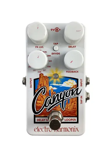 Used Electro Harmonix (E/H) CANYON DELAY AND LOOPER Delay Pedal One Day Deal