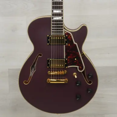 Used D'angelico Deluxe Ss Semi-hollow Electric Matte Plum Discount