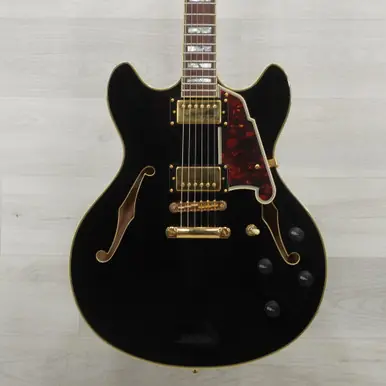 Trending Used D'angelico Excel Dc Semi-hollow Electric Guitar Black